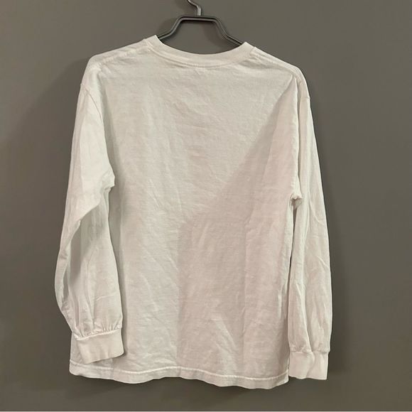 90s streetwear/gorpcore Oversized White Zion Long sleeves y2k Pullover - Picture 6 of 7